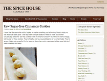 Tablet Screenshot of blog.thespicehouse.com